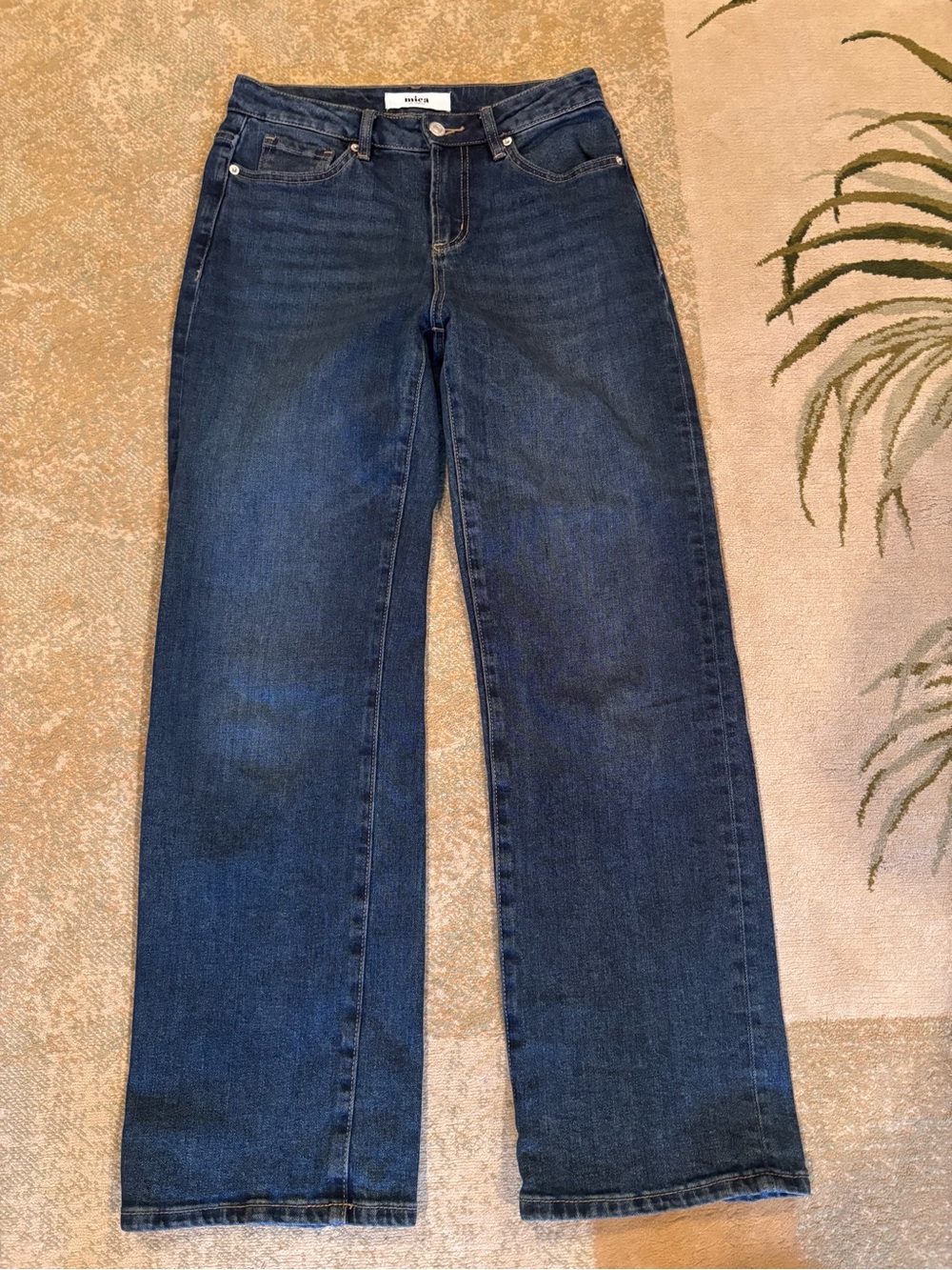 Mica Denim Los Angeles High Rise Wide Leg Jeans Size 25